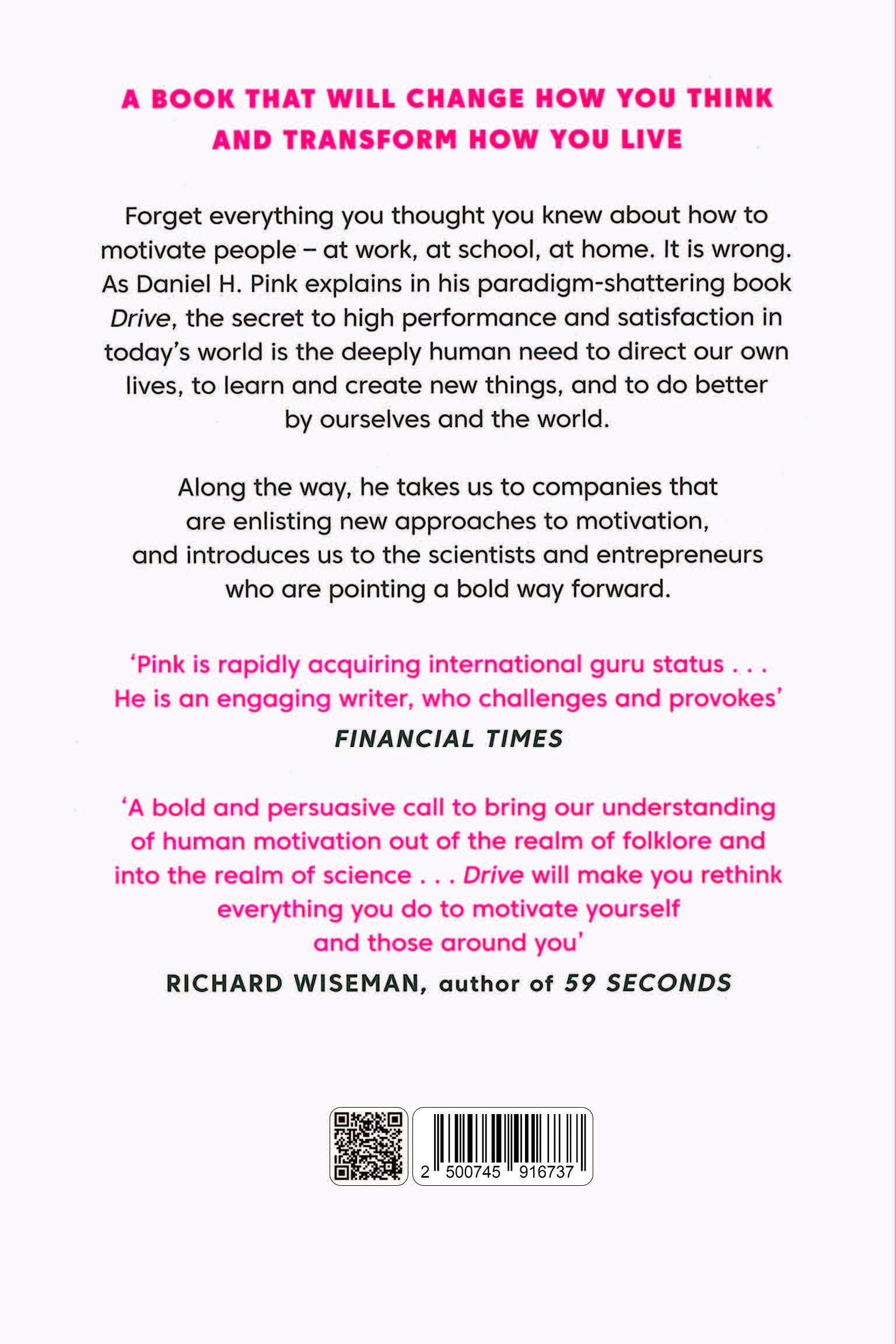 Drive (The Surprising Truth About What Motivates Us) - 2