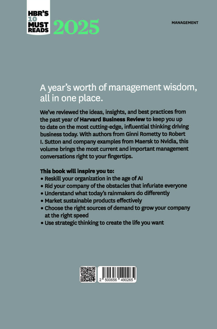 HBR 10 Must Read 2025 - 2