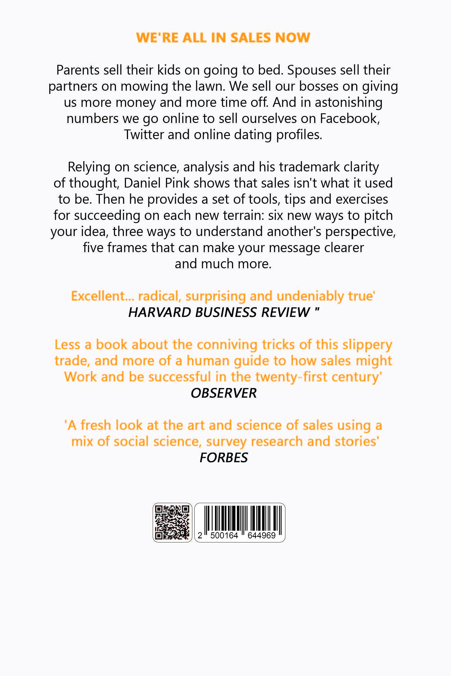 To Sell Is Human (The Surprising Truth About Persuading, Convincing and Influencing Others) - 1