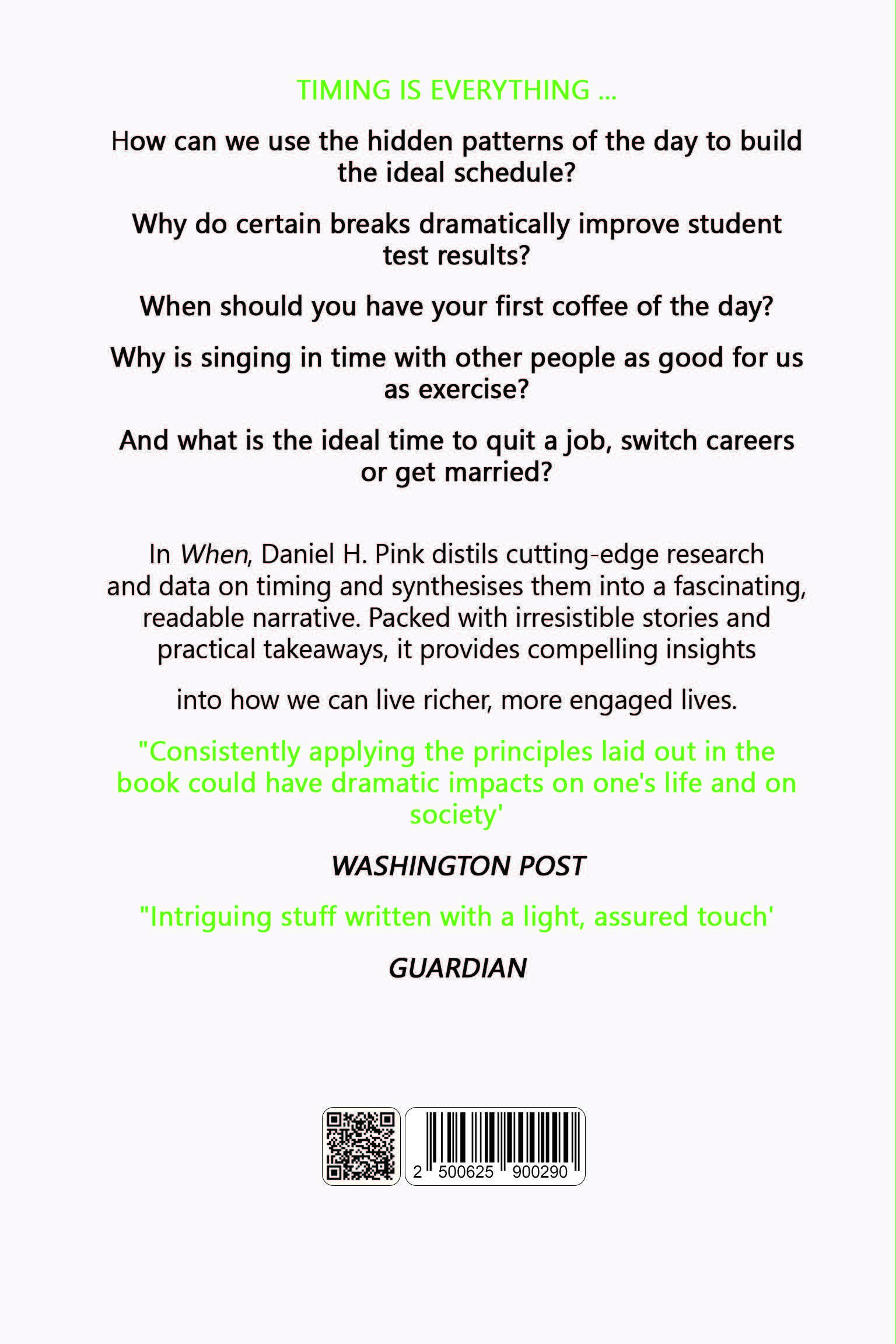 When (The Scientific Secrets of Perfect Timing) - 1